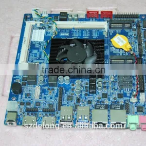 Dual HD Ports Dual Ethernet Onboard 4GB Ddr3 5th i5 5200U Motherboard,onboard i5 Low Power Micro Itx MB for AIO POS KIOSK thumbnail-1