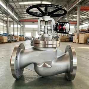 High Pressure Globe Check Valve With Mechanical Limit Switch ASTM A351 CF8M thumbnail-2