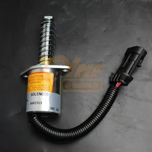 12V Shutoff Solenoid Valve 6690563 7136559 6681512 for Bobcat S70 S100 S130 S150 S160 S175 S185 S205 S220 S250 Loader Parts thumbnail-6