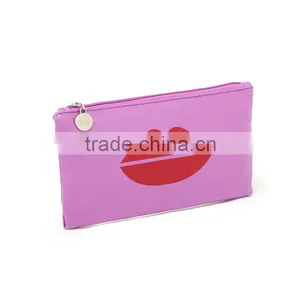Stock Coin Purse Lips Printed Zip Nostalgic Small Money Bags Small Cosmetic Bag for Purse thumbnail-1