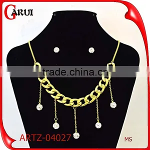 Wholesale Turkish Jewelry Gold Models Big Fashion Jewelry Set thumbnail-1