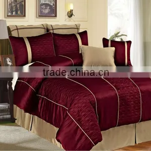 8pcs Sateen Polyester Comforter Set thumbnail-1