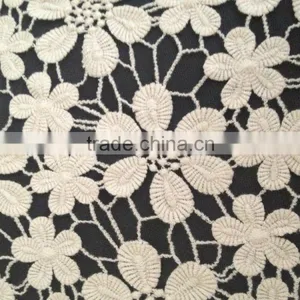 Accessory Hot Milk Silk Embroidery Full Lace With Flower Lace Fabric thumbnail-2