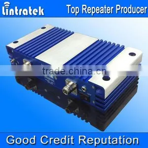 LINTRATEK Brand GSM/DCS/3G Tri-band Repeater 900/1800/2100MHz Cellphone Mobile Signal Repeater thumbnail-1
