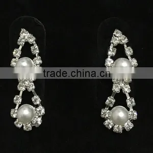 Double-Layer Imitation Pearl Beads Necklace Drop Handmade Jewelry Set thumbnail-3