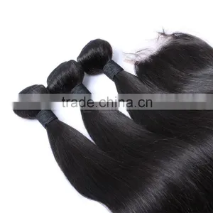Distributors no Shedding Good Quality Bundle Peruvian Human Hair Bundles With Closure Supplier's Choice thumbnail-4