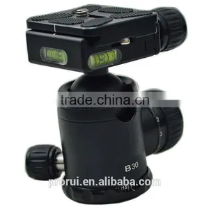 1/4" Screw Photography Camera Tripod Ball Head 360 Degree Fluid Rotation Ballhead For DSLR Camera thumbnail-5
