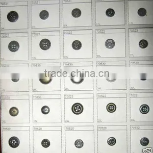 VARIETY OF VINTAGE METAL BUTTONS SIZES:44(1.20") 36L(1") 32L(7/8") 28L(6/8") 24L(5/8") thumbnail-1