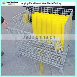 Strong Versatile Collapsible Mesh Storage Cage for Transport thumbnail-1