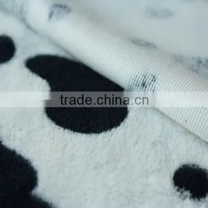 Cow Printed Soft Textile pv Plush Fabric thumbnail-2