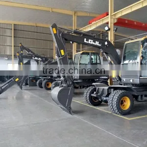 Remote Control Excavator, Excavator for Sale, Hydraulic Excavator,8T Wheel Excavator, Mini Excavator, Excavator thumbnail-1