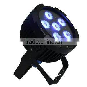 Battery and Wireless DMX 6pcs 7 In1 RGBWA+UV+Pink LED PAR Light thumbnail-3