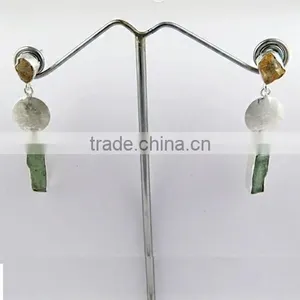Beautiful !! Bezel Setting 925 Sterling Silver Earring, Fine Silver Jewelry, Handmade Silver Jewelry thumbnail-6