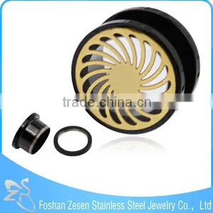 TP011440 Latest Fashion Black Plated Teenage Extender Ears Piercing Jewelry thumbnail-6