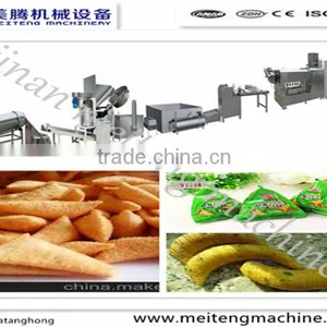 Fried Wheat Flour/maize Flour Production Line/bugles Snacks Corn Chips Machine +0086-15964515336(skype:lisatanghong) thumbnail-1