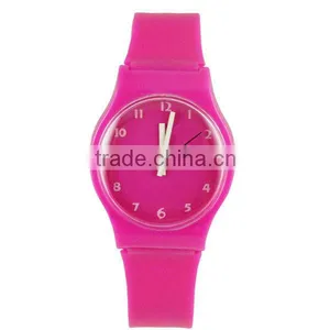2015 Silicone Wrist Factory Watches With Japan Quartz Movement for Girls thumbnail-5