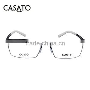 CASATO Modern Elastic Thin Stainless Steel Glasses With Myopia Lens thumbnail-4