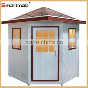Hemlock Deluxe Corner Infrared Saunas Outdoor thumbnail-1