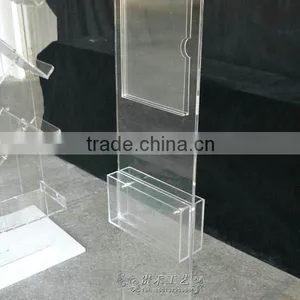 Free Standing Leaflet Holder Acrylic Tabletop Brochure Display thumbnail-3