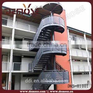 Tread India Spiral Railing Metal Outdoor Stairs thumbnail-2