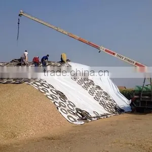 White and Black Plastic Sheeting for Hay Covering thumbnail-1