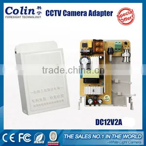 Colin New Patent Technology Support Real DC12V 2A or 3A Warranty 5 Years AC DC CCTV Power Adapter thumbnail-1
