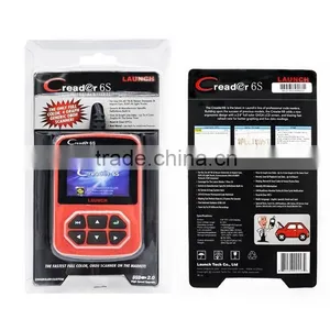100% Original Auto Code Reader EU/USA/Asian Version Original Launch X431 Creader VI Plus Creader 6S With Good Feedback thumbnail-6