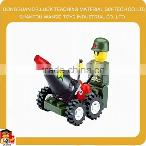 Plastic Kid Building Block Set Military Block Toy thumbnail-1