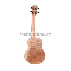 High Quality Concert/tenor Ukulele,solid Spruce Top and Flame Manhogany Back,factory Wholesale thumbnail-2