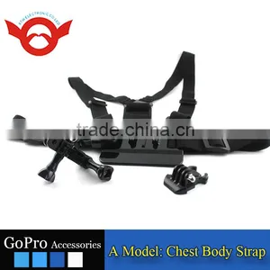 A Model:chest Body Stra Chest Belt for Gopro Hero 2/3/3+/4/4 Session, Gopro Accessories With 3-way Adjustment Base thumbnail-5