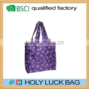 Large Capacity Folding Tote Reusable Bags With Long Handle Shoulder Bag thumbnail-2