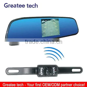 Car Wireless Reversing Camera With Rearview Mirror Monitor thumbnail-1