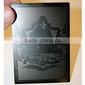 China Manufacturer High Quality Durable Nice Brushed Blank Cheap Metal Business Cards thumbnail-2