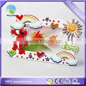 Rubber Plastic Children's Painting Graffiti Fridge Magnet Photo Frame thumbnail-1