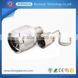 N FEMALE Connector for RG58 Coaxial Cable,N Type Adapter for RG214,LMR400,1/2 CABLE thumbnail-1