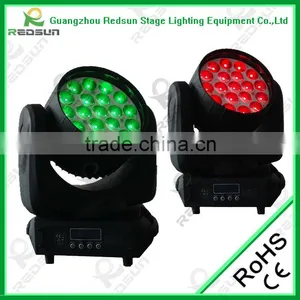 Lowest Price High Quality Newly Optical Stage Stairs LED 19 PCS 15W RGBW Moving Head With Zoom thumbnail-1