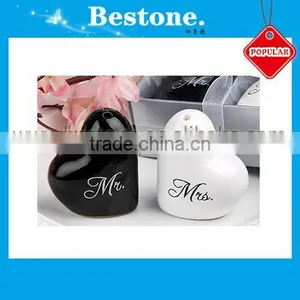 Heart-shaped Flower Design Seasoning Pot Tableware Wedding Gifts thumbnail-1