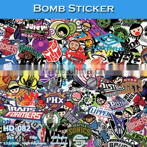 HD-087 CARLIKE Stretchable Bomb Sticker Car Decoration Vinyl Sticker thumbnail-6