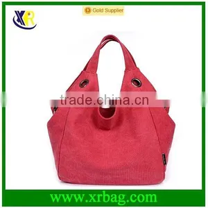 Fashion Washed Canvas Tote Bag for Women thumbnail-1