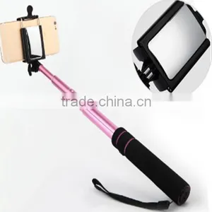 Mini Handheld Monopod Selfie Stick With Bluetooth Shutter Button thumbnail-2