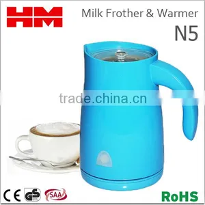One-Touch Dual Wall Electric Milk Frother & Warmer For Coffee Foam Maker Cappuccino , Model N5 thumbnail-1