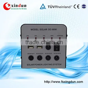 Price Portable Home Mini Project 10W Poly Panel 7ah 12V Solar Led Kit Solar Lighting System With Mobile Charger for Indoor Quality Choice thumbnail-3