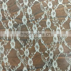 Polyester Knit Lace Fabric Inelastic Lace for Underwear Lady Dresses thumbnail-3