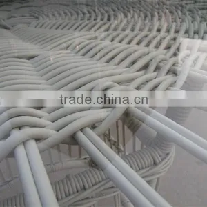 NEW DINING WHITE ROUND RATTAN TABLE thumbnail-4