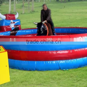 Exciting Party Sports Game Inflatable Mechanical Bull for Adults thumbnail-1
