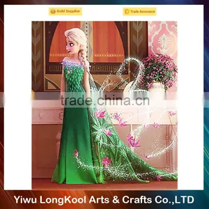 China Manufacturer Direct Sale Fancy Princess Tutu Dresses Wholesale Kids Frozen Dresses thumbnail-3