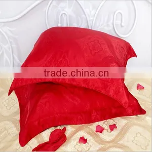 2015 New Fashion Jacquard Wedding 100 Pure Silk Charmeuse Pillowcases thumbnail-1