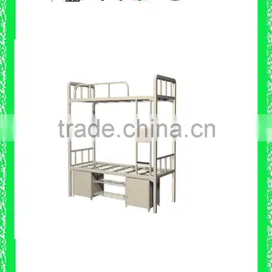 Double Bed Design Furniture Double Deck Bed HXDM002 thumbnail-1