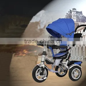 Kid's Metal Steel Push Bar Carrier Tricycle thumbnail-4