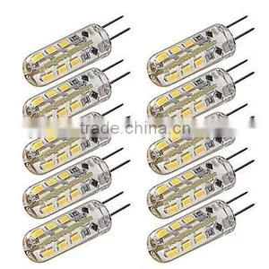 Dimmable G4 1.5W 24x3014SMD 120LM 3000K/6000K Warm White/Cool White Light LED Corn Bulb(DC12V) thumbnail-1